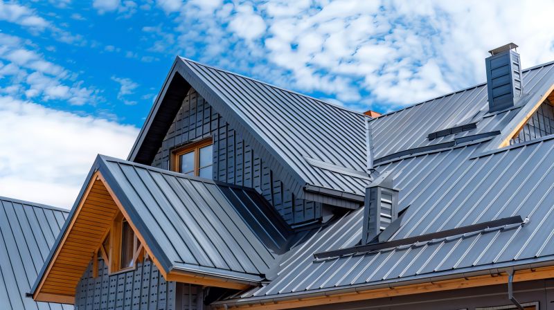 Abstract Metal Roof Designs